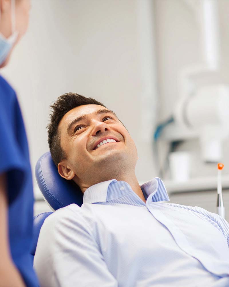 patient receiving emergency dentistry services at Broadway Heights Dental